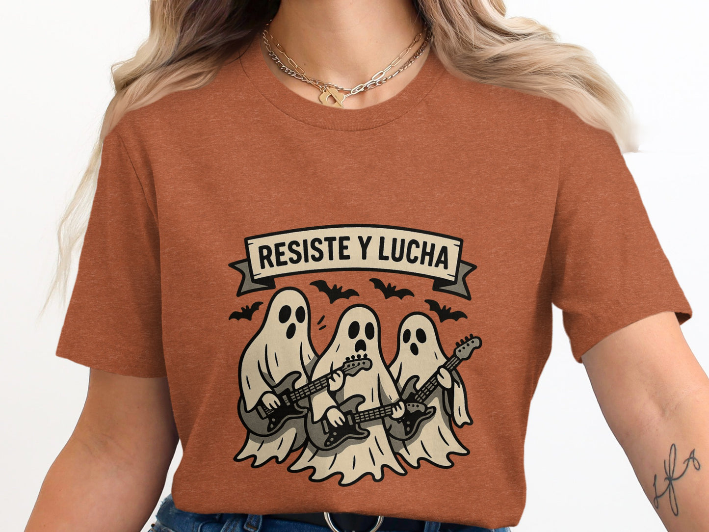 Resiste y Lucha Trio Ghosts Graphic Tee product