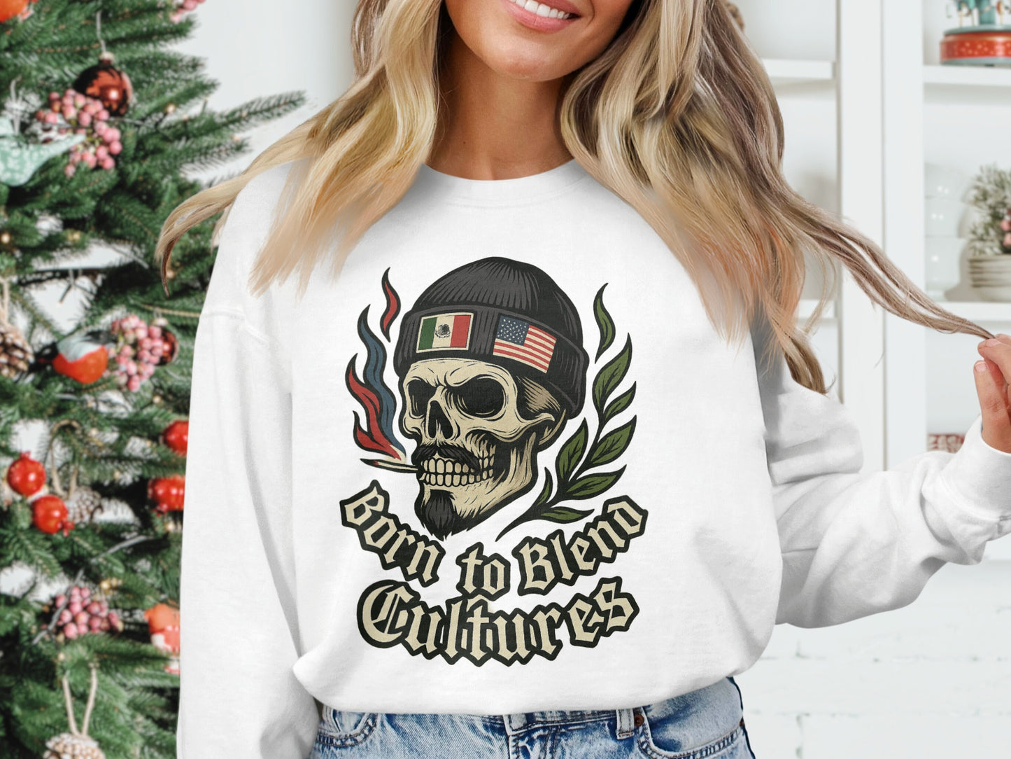 Born to Blend Cultures Graphic Sweatshirt product
