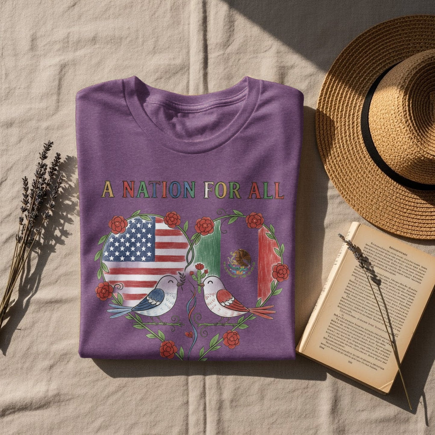 A Nation for All United States Of America Mexico T-shirt product