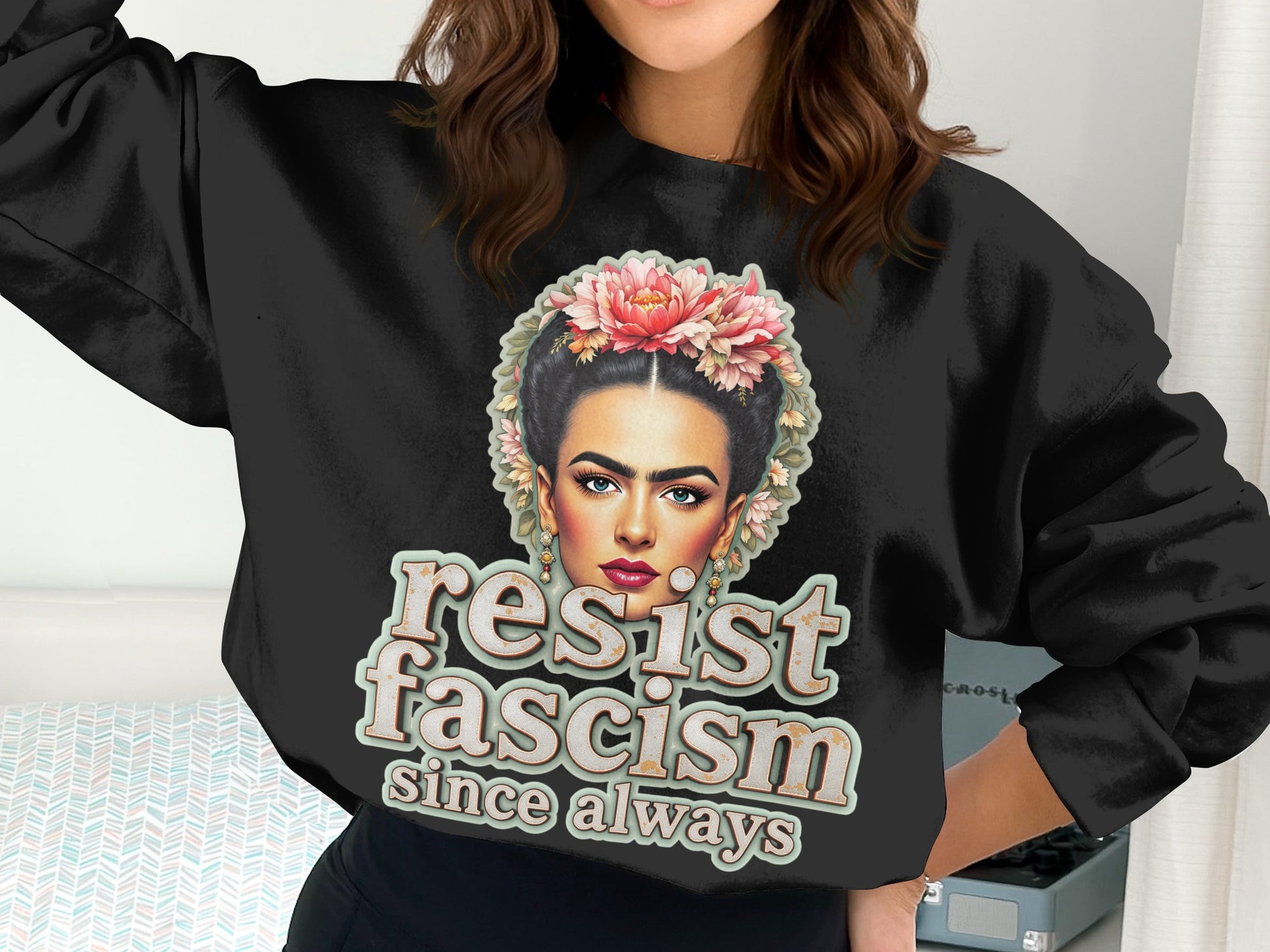 Resist Fascism Since Always Graphic Sweatshirt