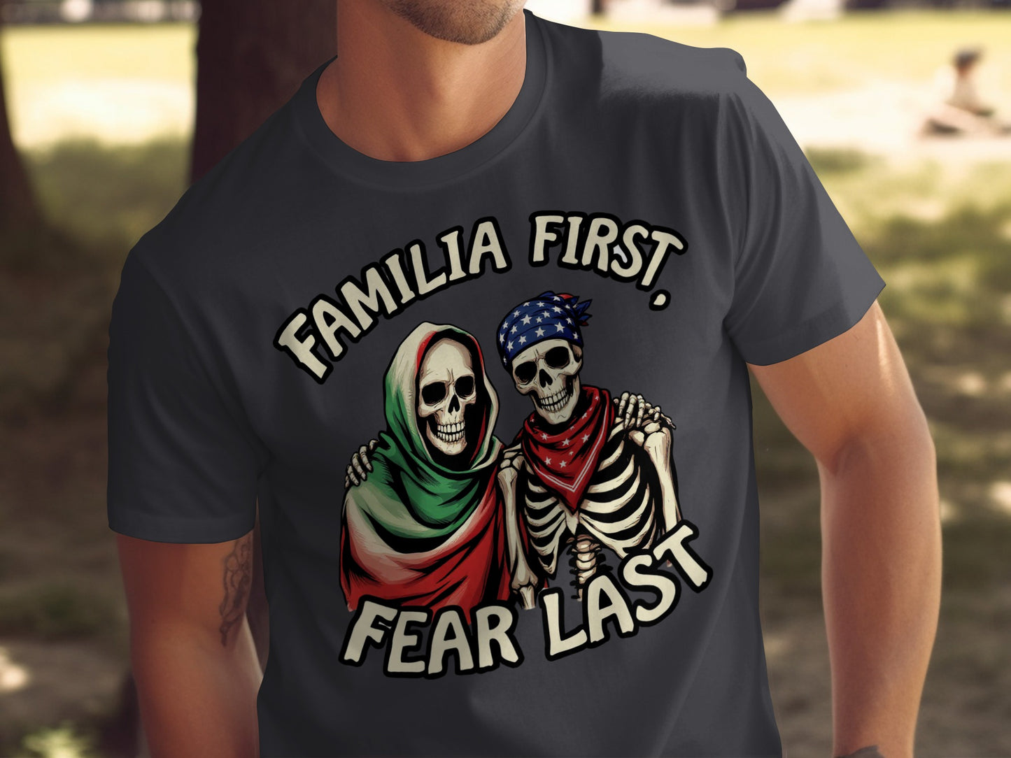 Familia First Fear Last Graphic Shirt product