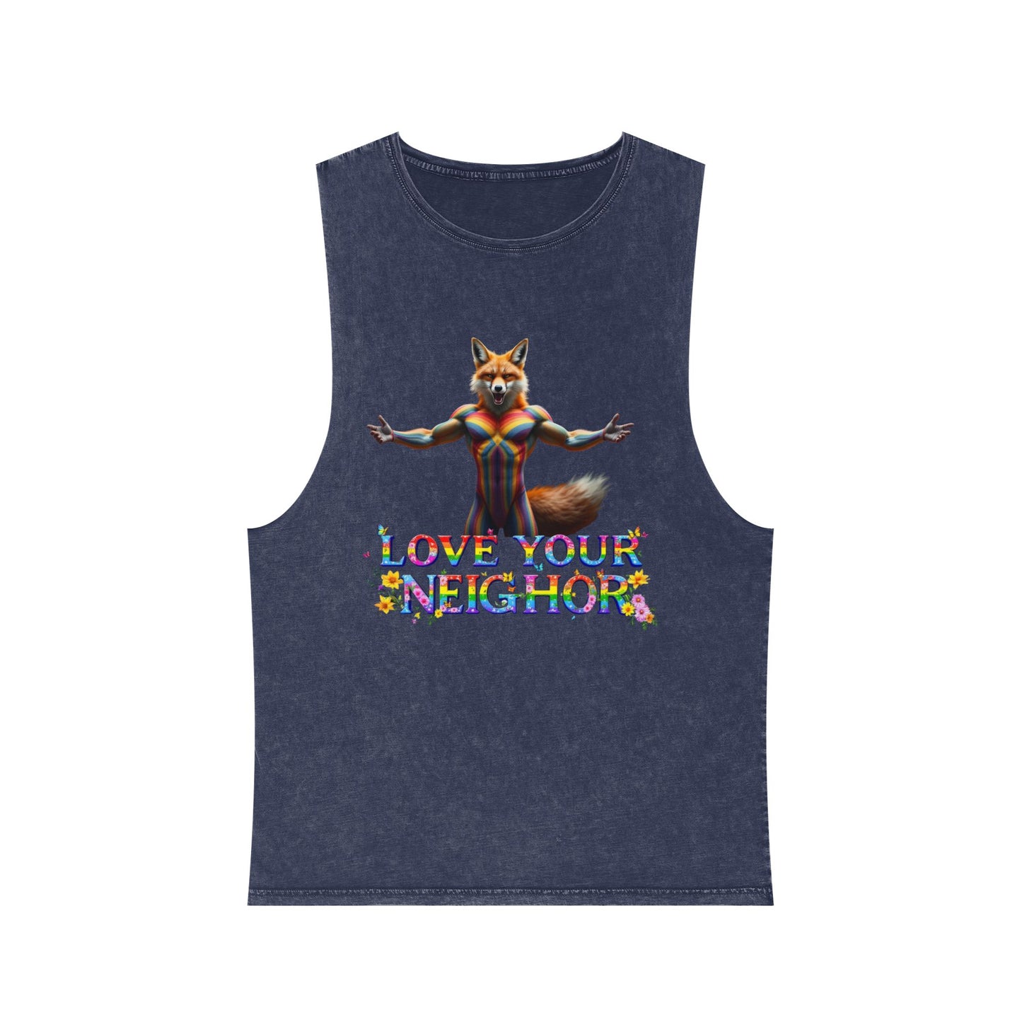 Unisex Stonewash Tank Top