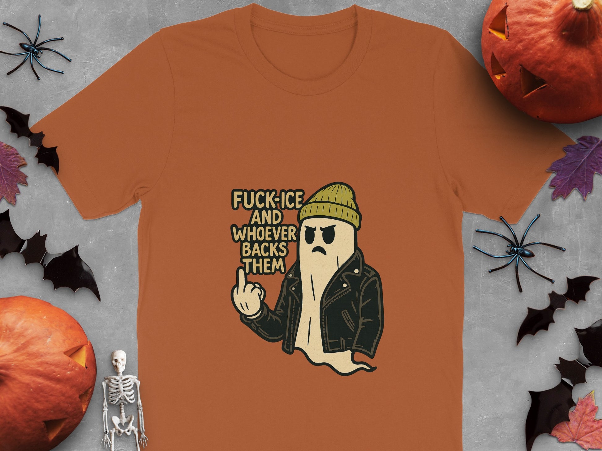 Fuck ICE and Whoever Backs Them T-shirt product