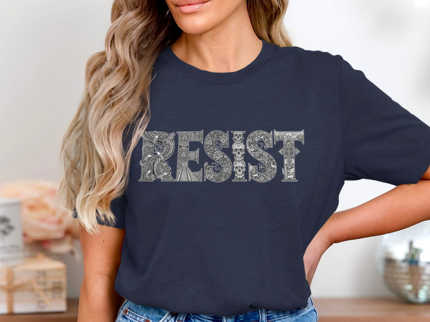Resist Graphic Design Short-Sleeve T-Shirt product