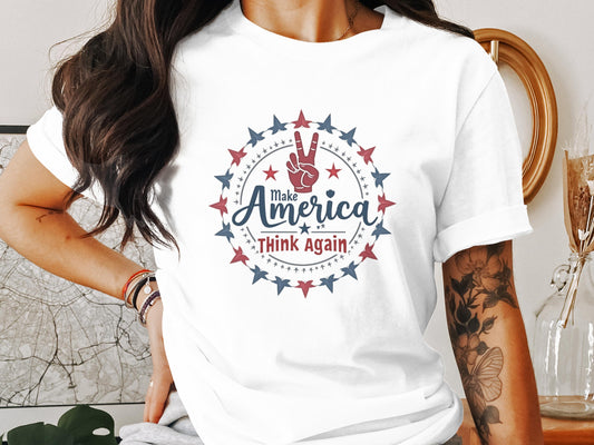 Make America Think Again Graphic Tee product