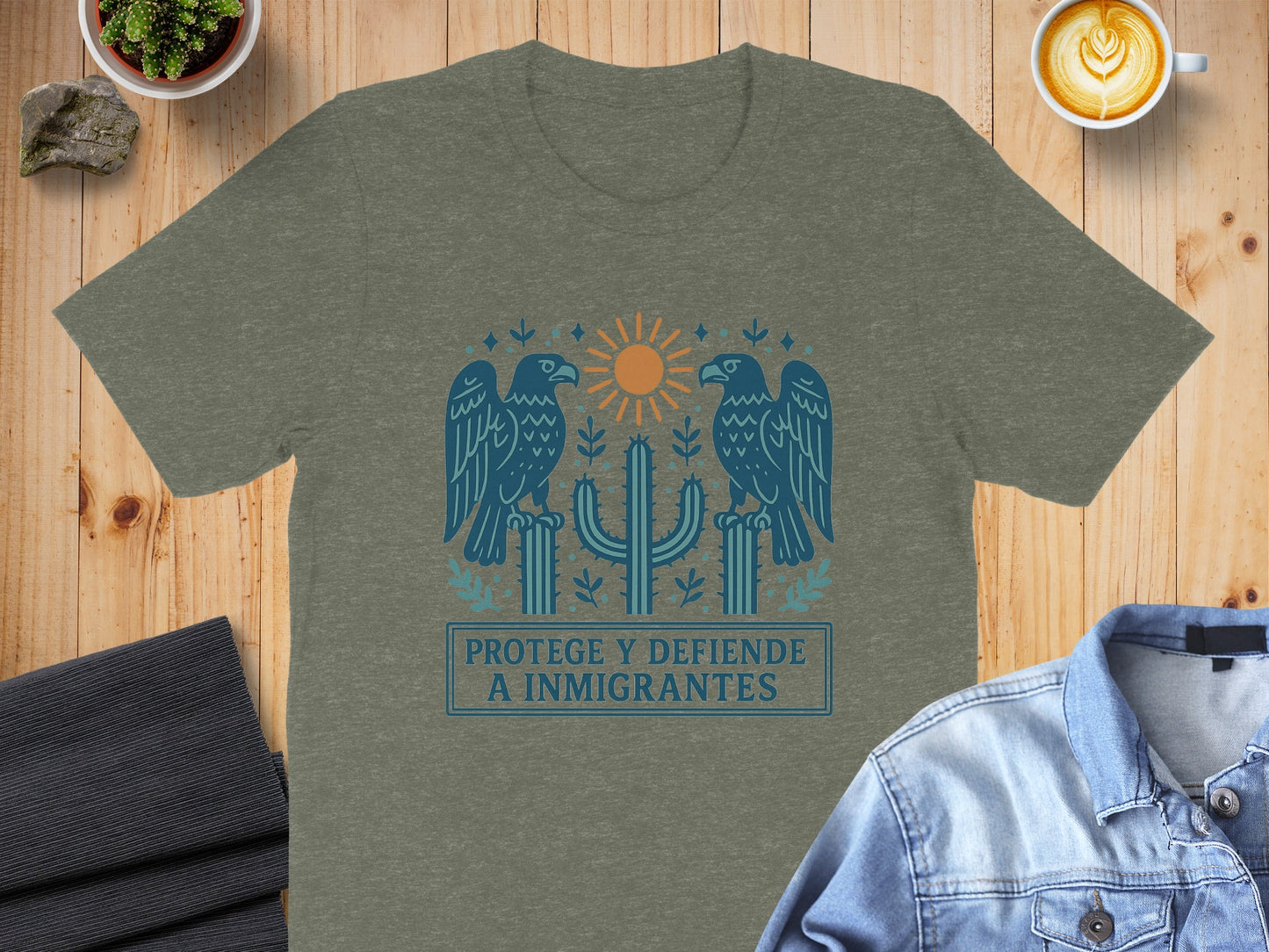 Protege Y Defiende A Inmigrantes Graphic T-Shirt Product