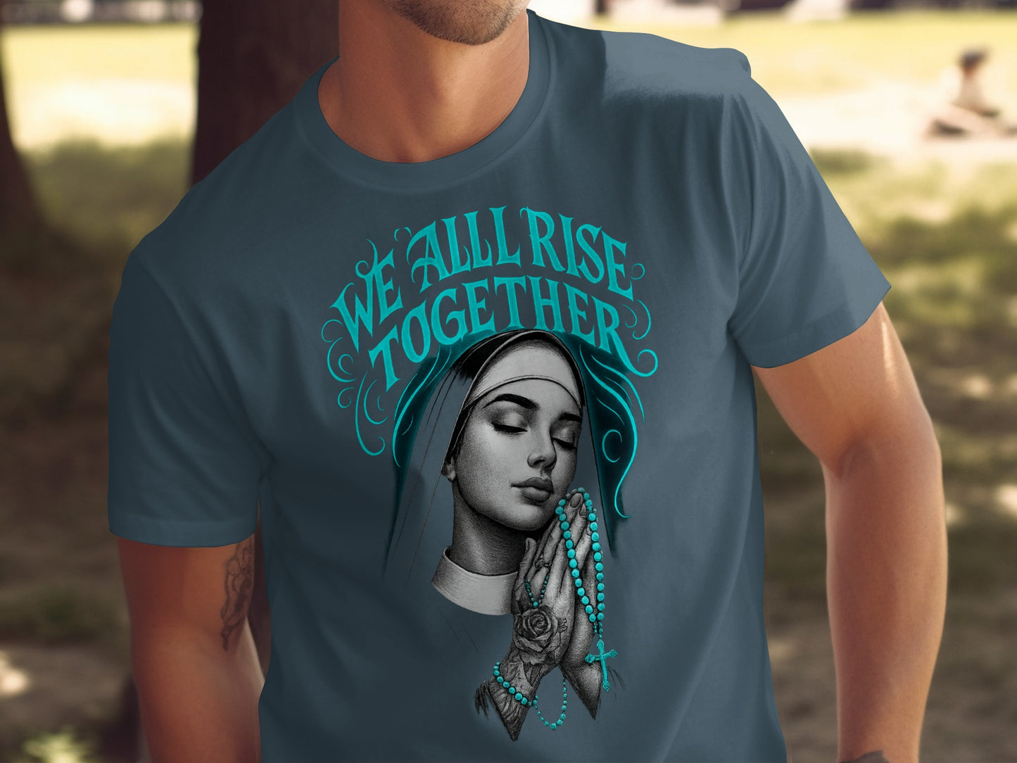 We All Rise Together Graphic Tee Shirt product type