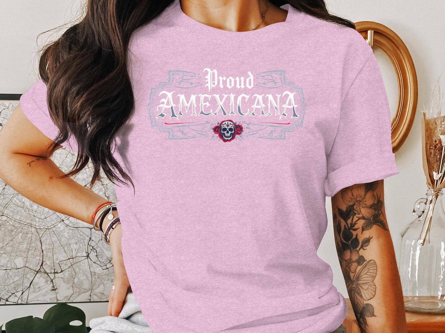 Proud AMEXICANA Graphic Tees Stylish Trendy product type