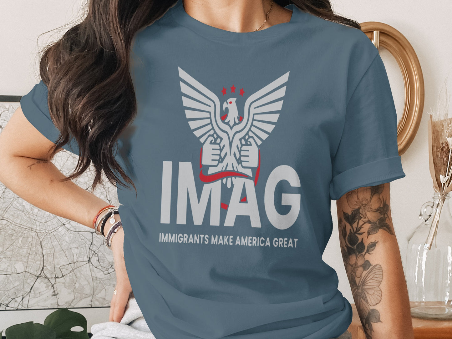 Immigrants Make America Great IMAG T-shirt product type