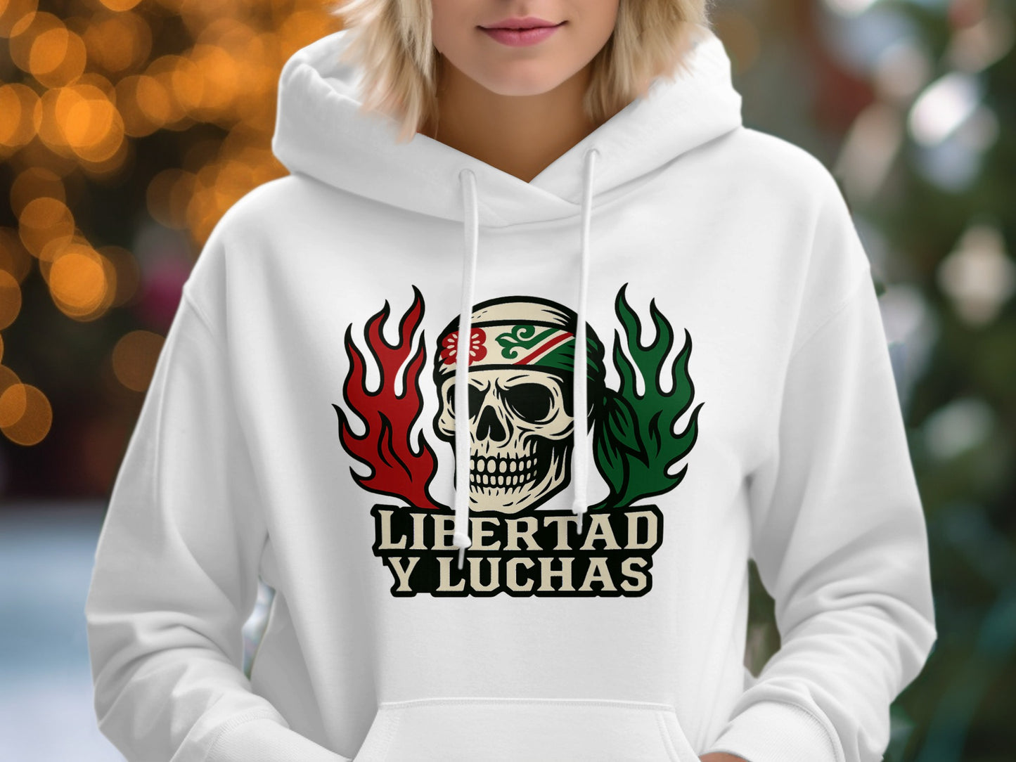 Libertad Y Luchas Skull Hoodie Casual Wear product