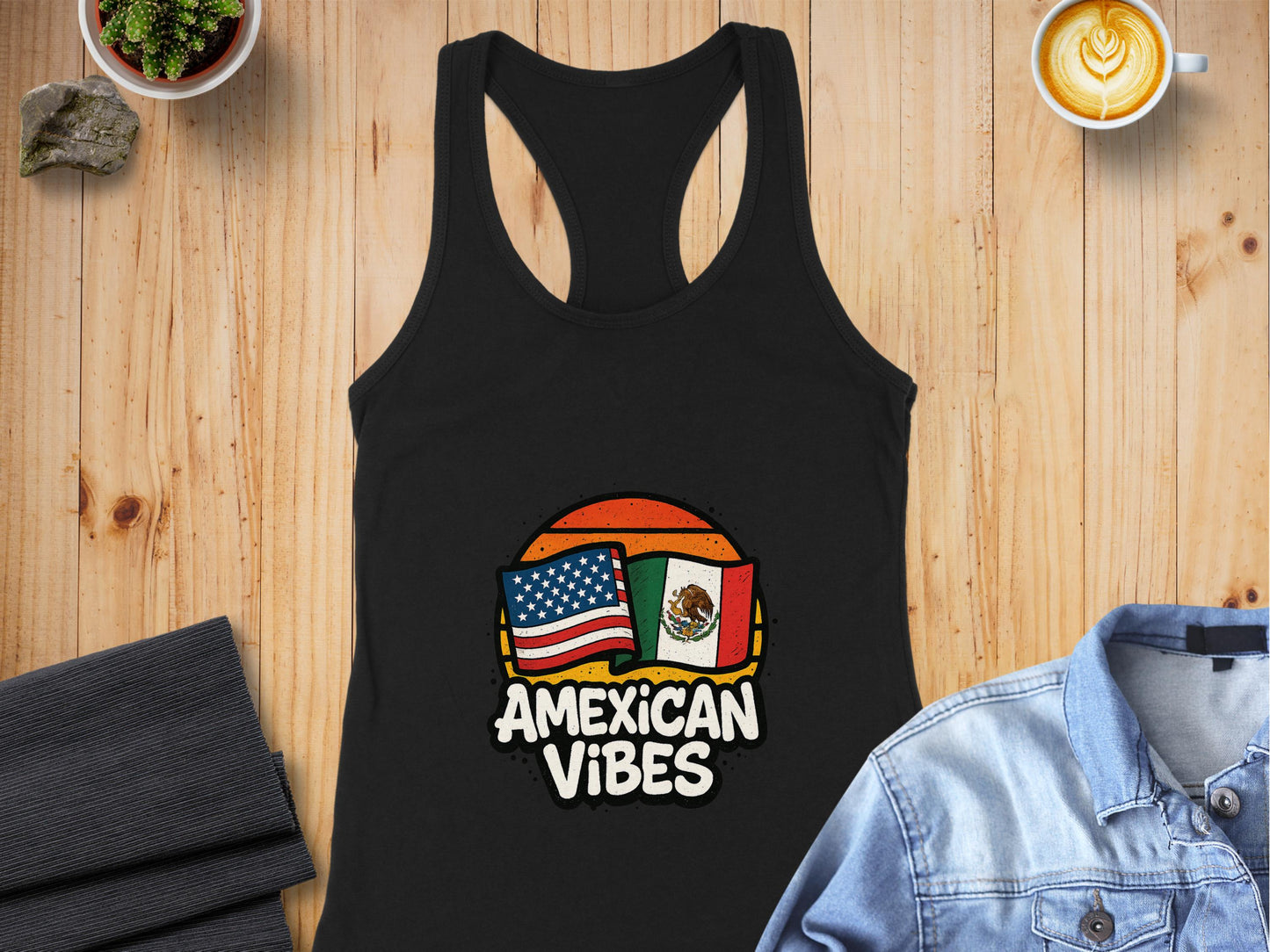Amexican Vibes Racerback Tank Top Product Type