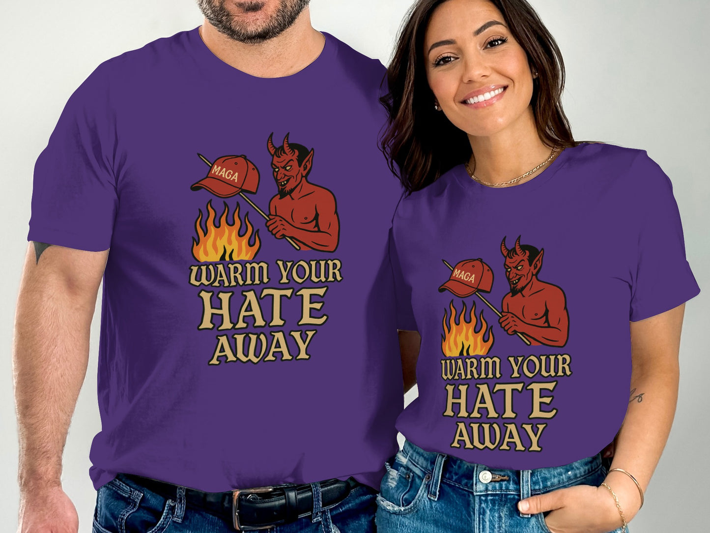 Warm Your Hate Away Graphic T-shirt product type