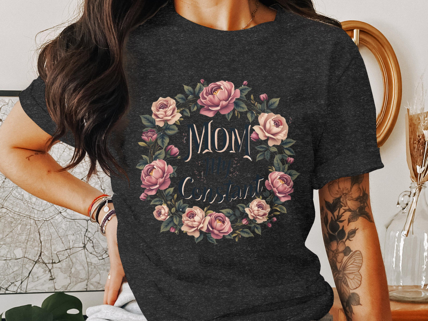 Mom of the Wild Ones Floral Graphic T-Shirt product type