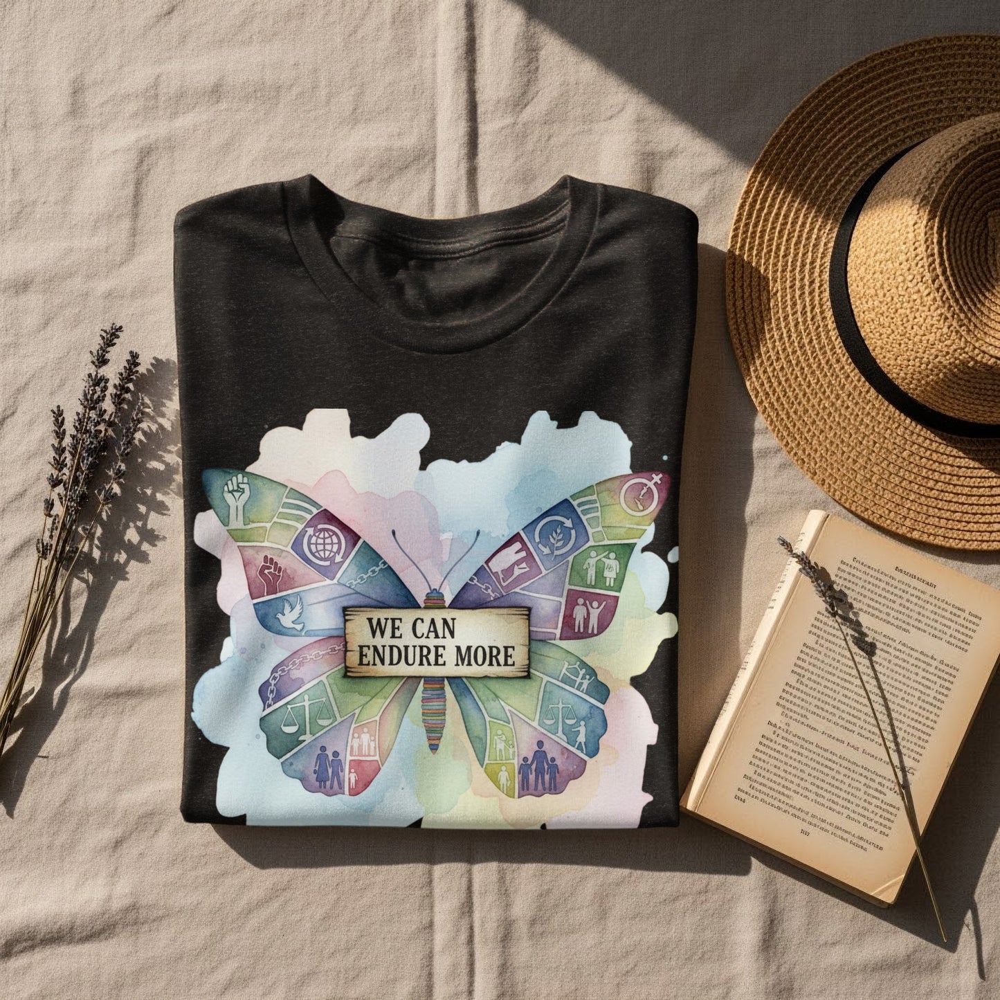 We Can Endure More Butterfly Graphic T-shirt product