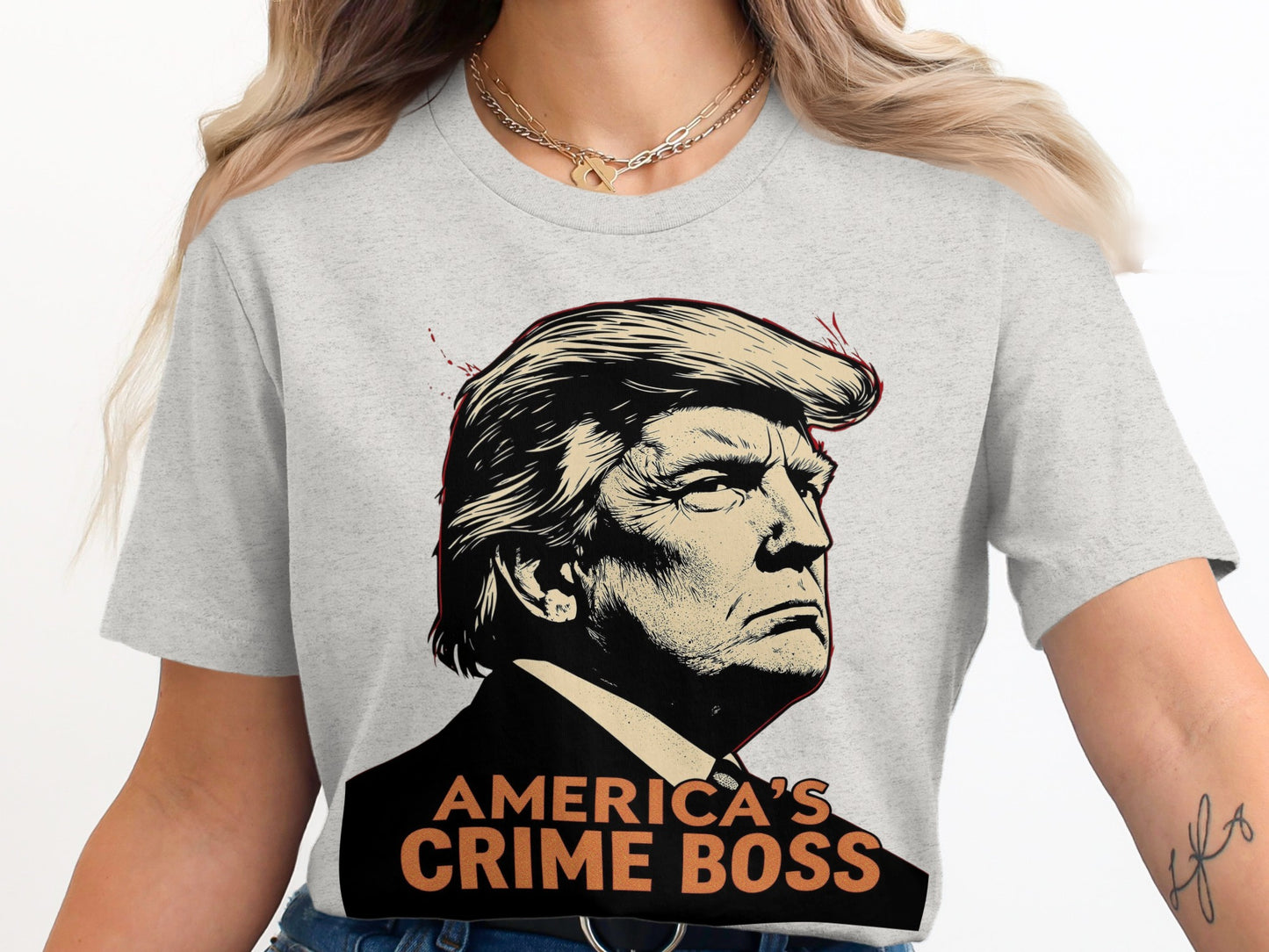 America's Crime Boss Graphic T-Shirt product type