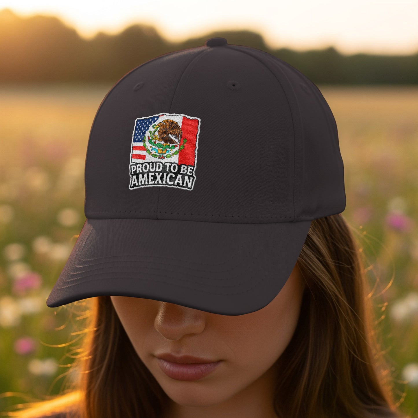 Proud To Be A Mexican American Flag Cap product