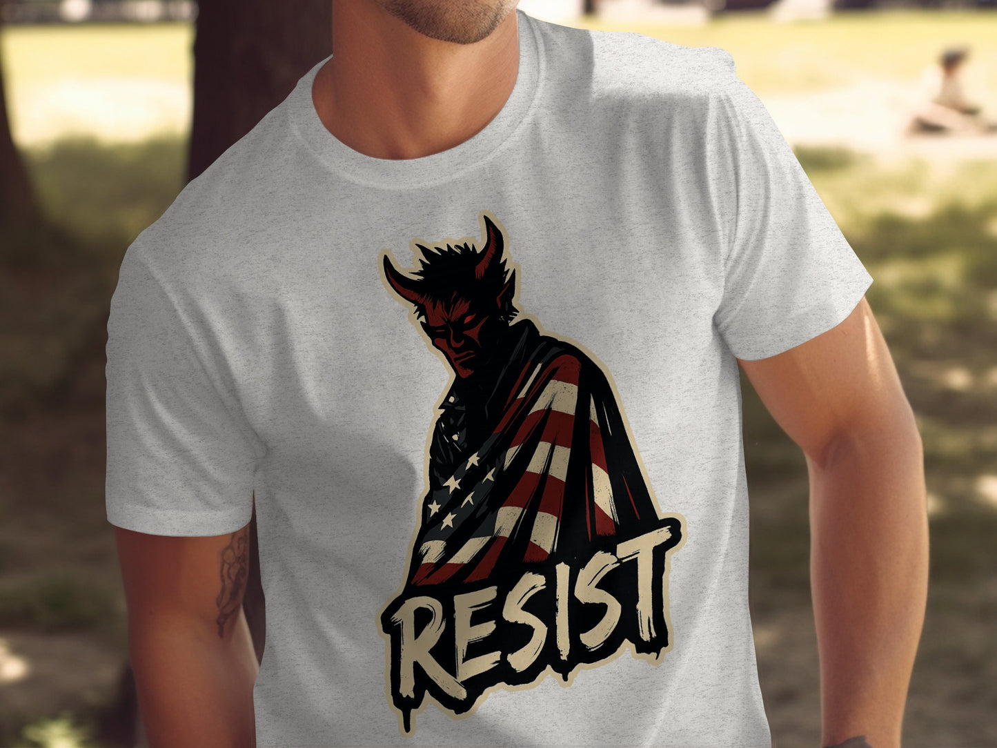 Resist Graphic Design T-Shirt product type
