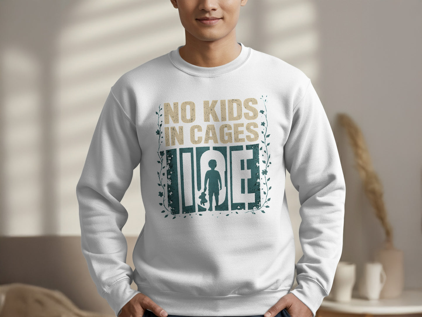 No Kids In Cages Statement Sweatshirt product type