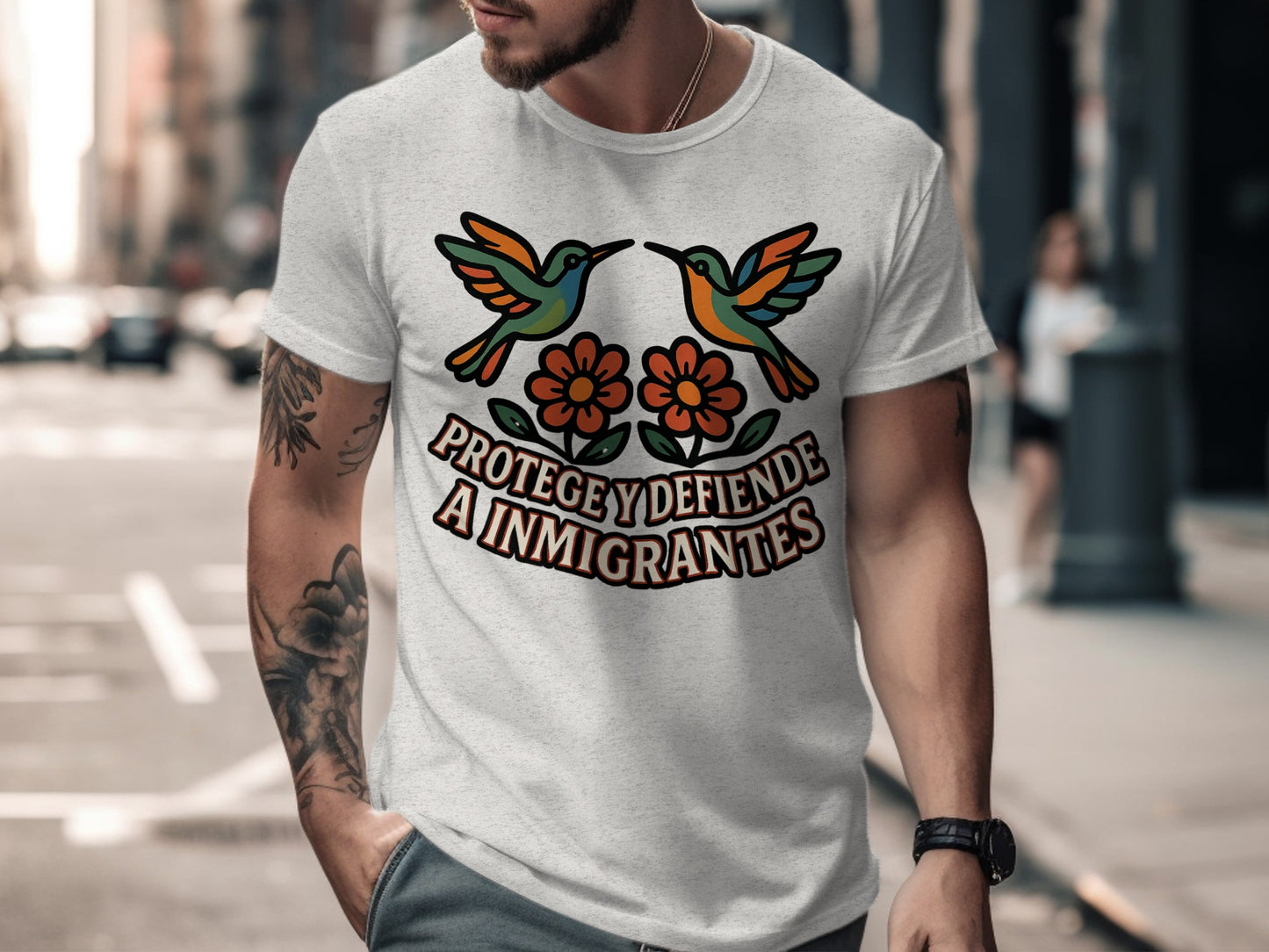 Protege y defiende a inmigrantes t-shirt product type