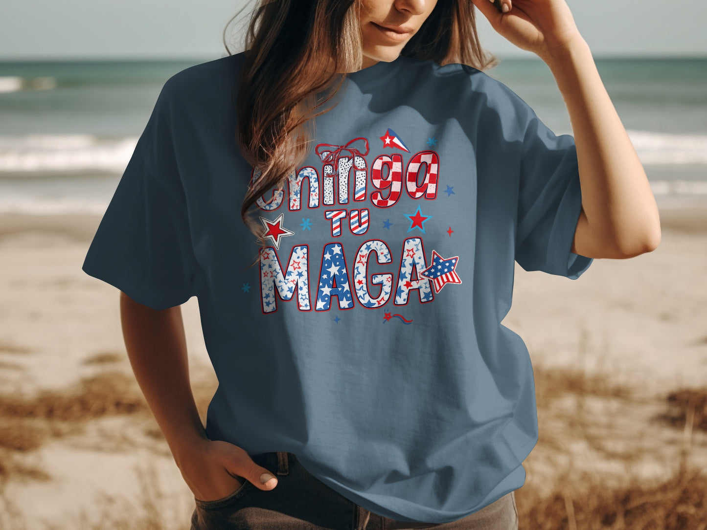 Unique Chingao Tu MAGA Design Casual Shirt product