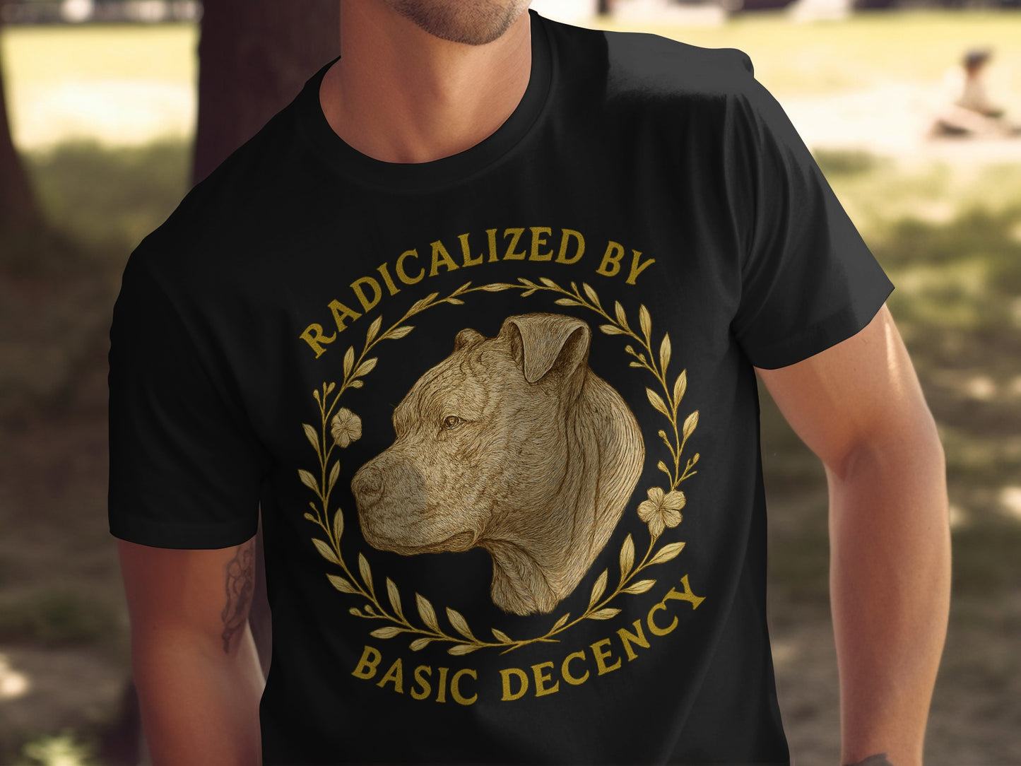 Radicalized by Basic Decency T-shirt product