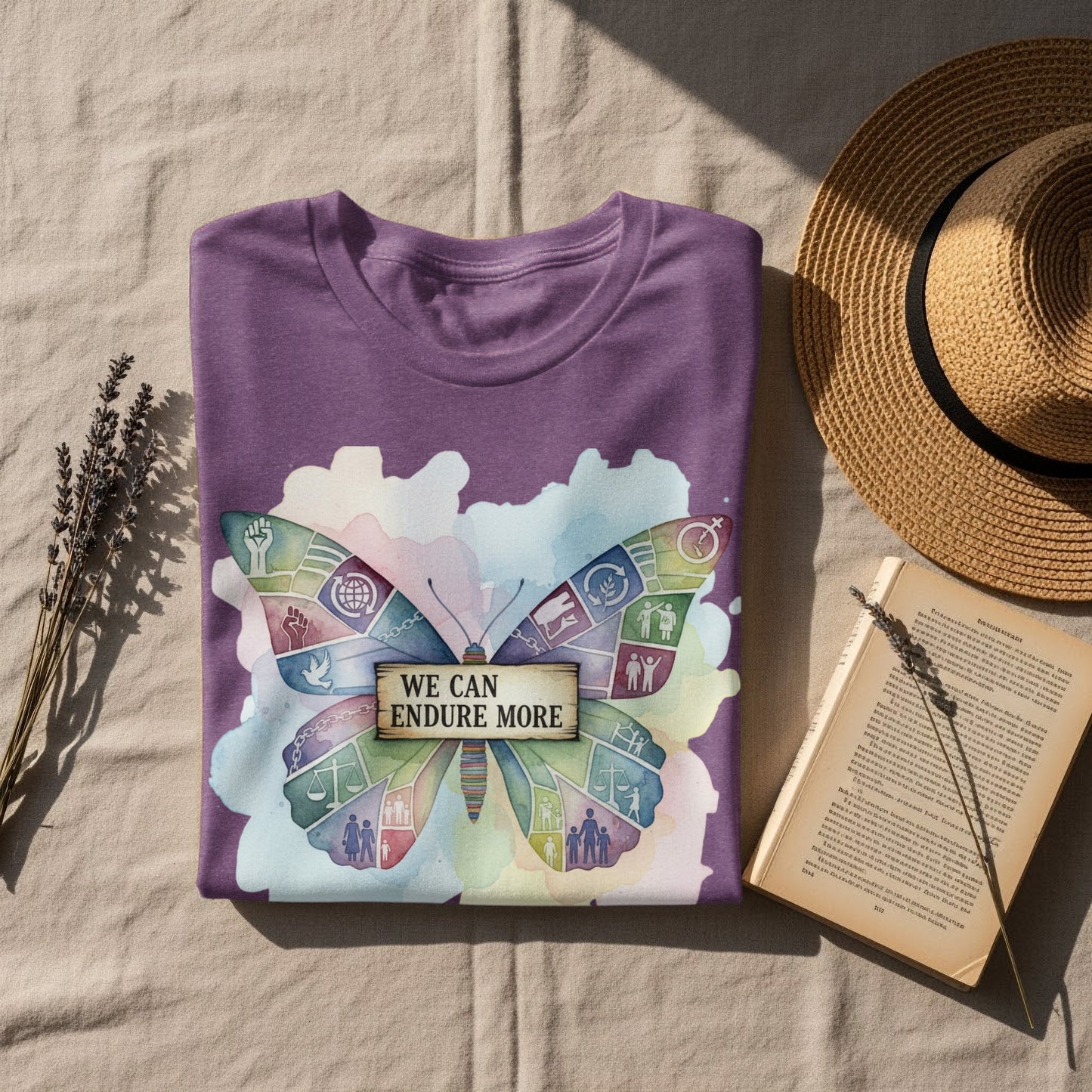 Inspirational Butterfly Design T Shirt product type