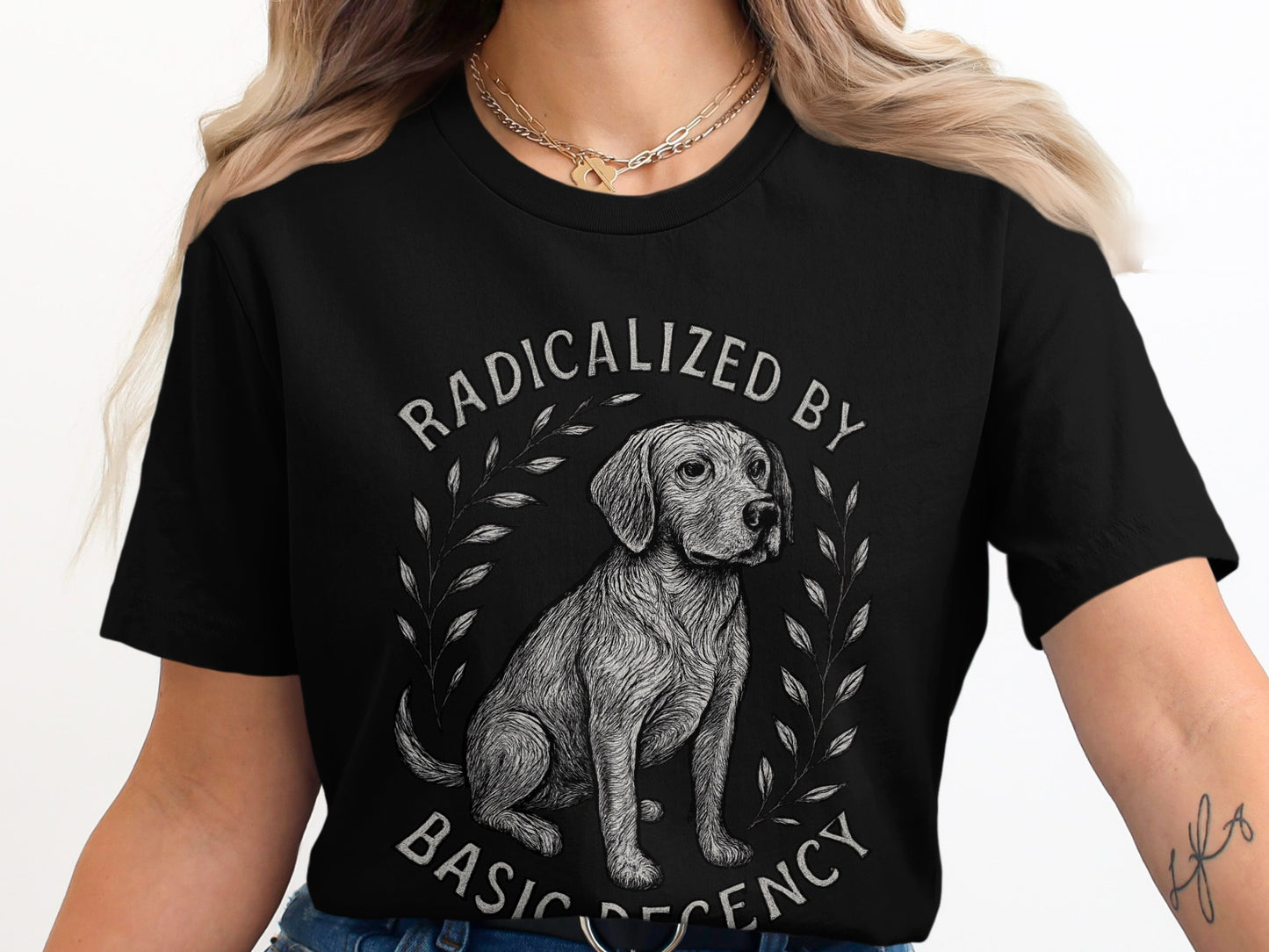 Radicalized By Basic Decency Graphic T-Shirt product