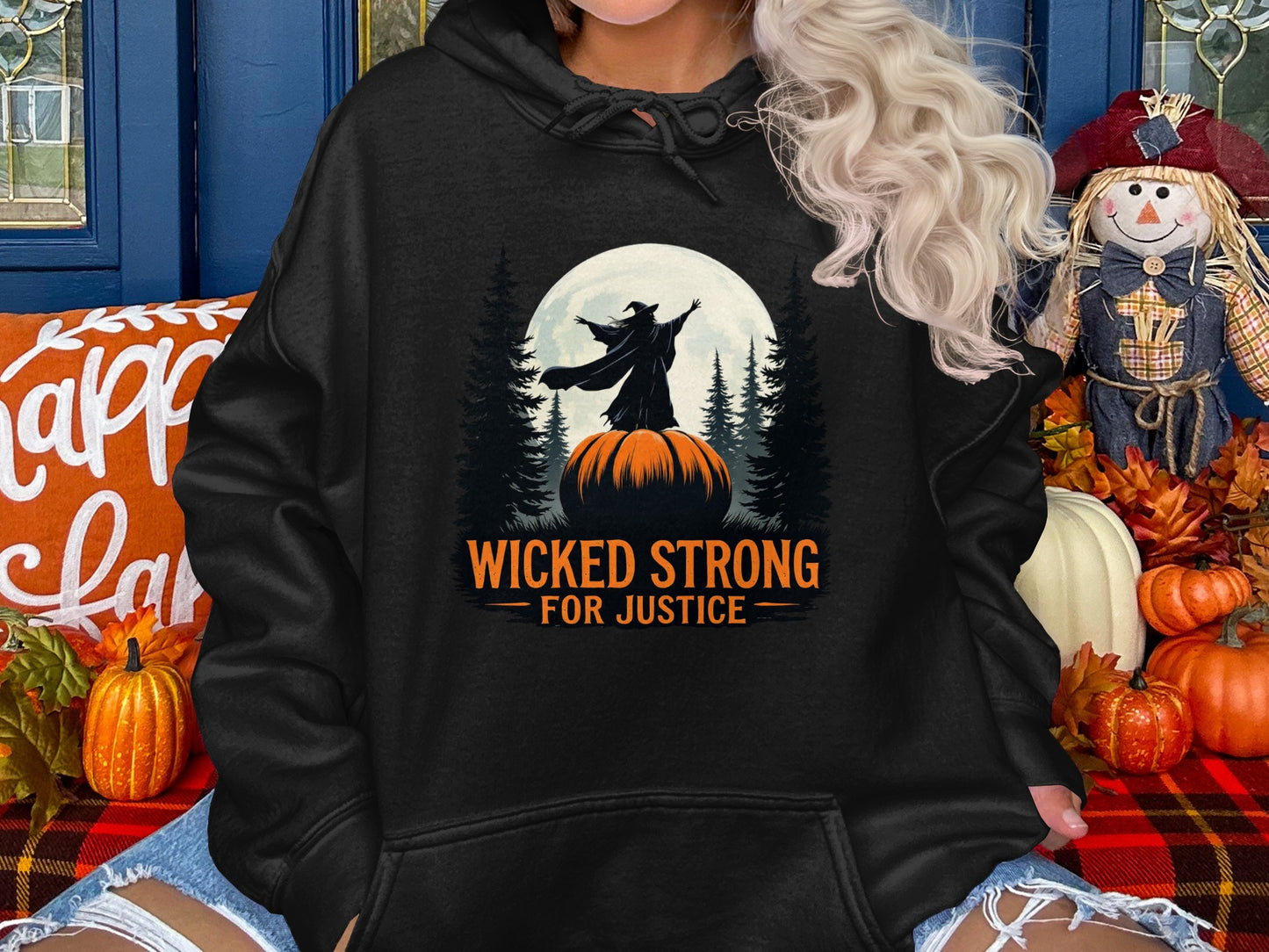 Wicked Strong for Justice Halloween hoodie product