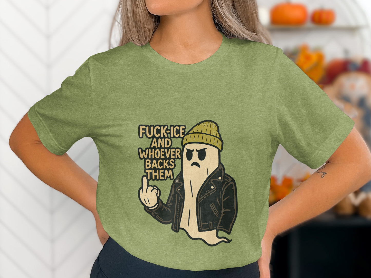 Spooky Ghost Attitude Graphic Printed Shirt product type
