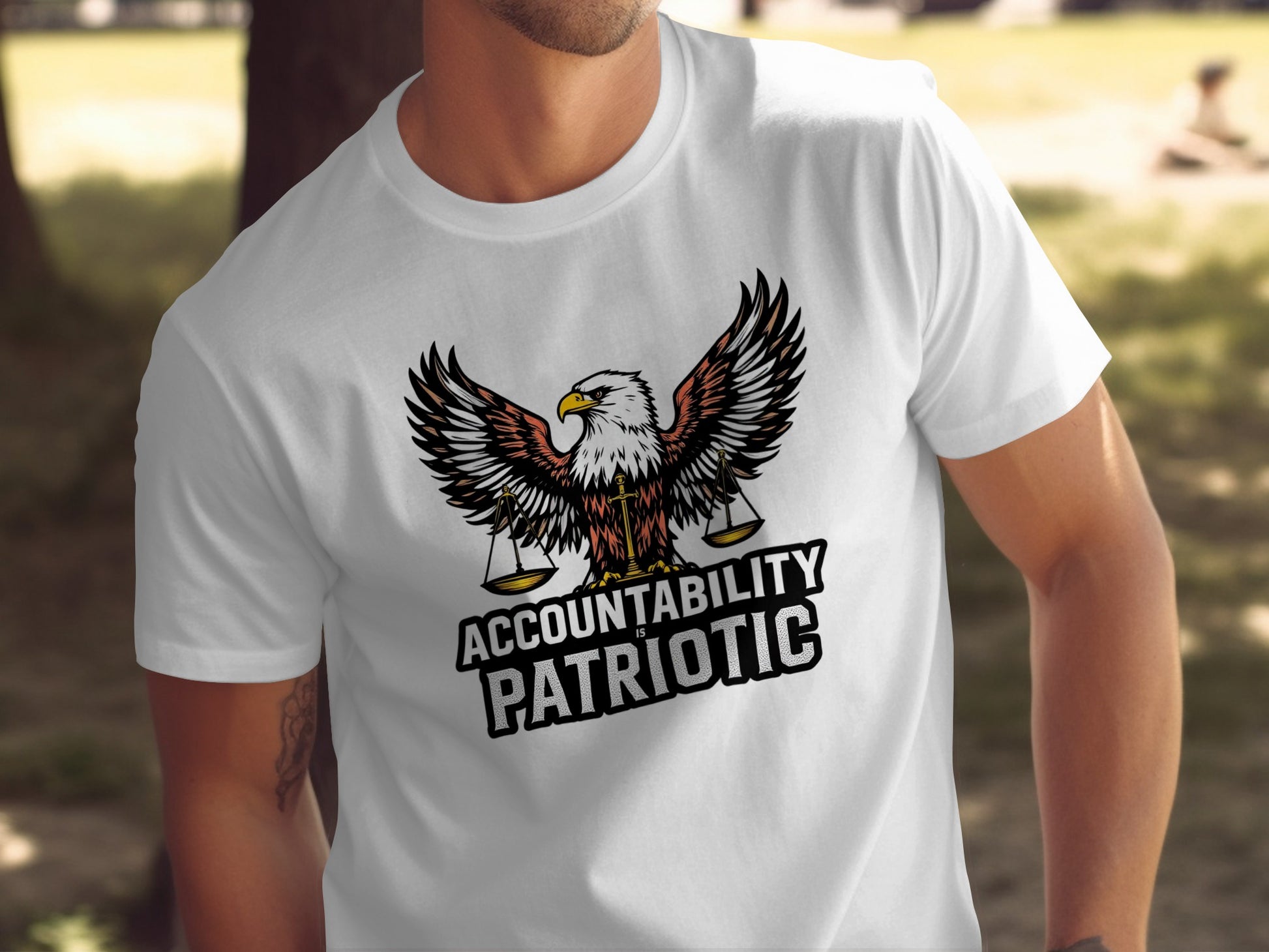 Accountability Patriotic Eagle Graphic Product