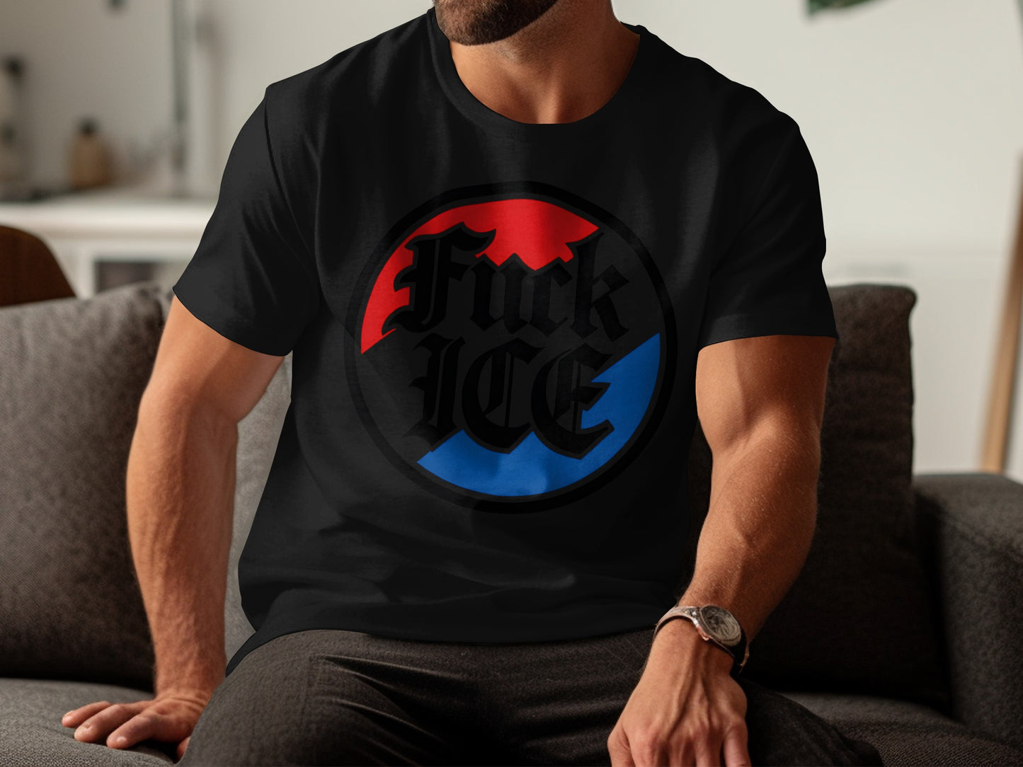 Anti-ICE Protest Message Graphic Tee Shirt product