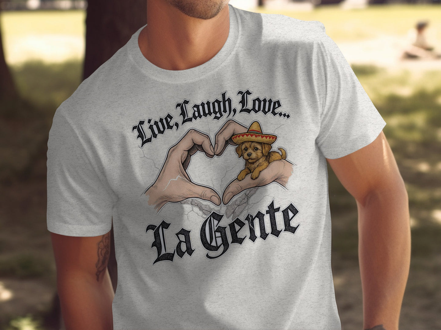 Live Laugh Love La Gente T-Shirt product