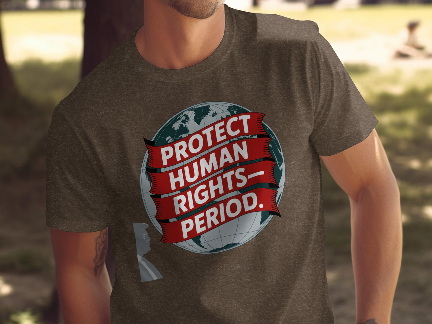 Protect Human Rights Period Graphic T-shirt product