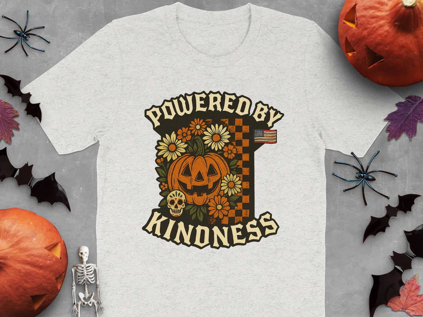 Powered By Kindness Halloween Graphic Tee product type
