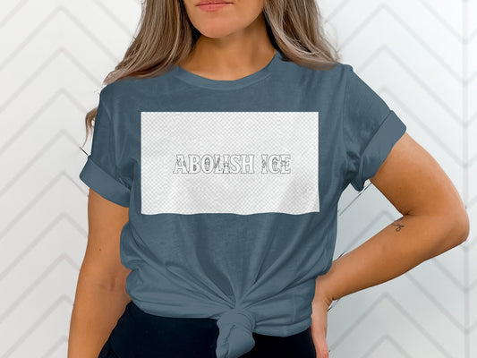 Abolish Ice Graphic Tee Ideal Casual Activist Statement