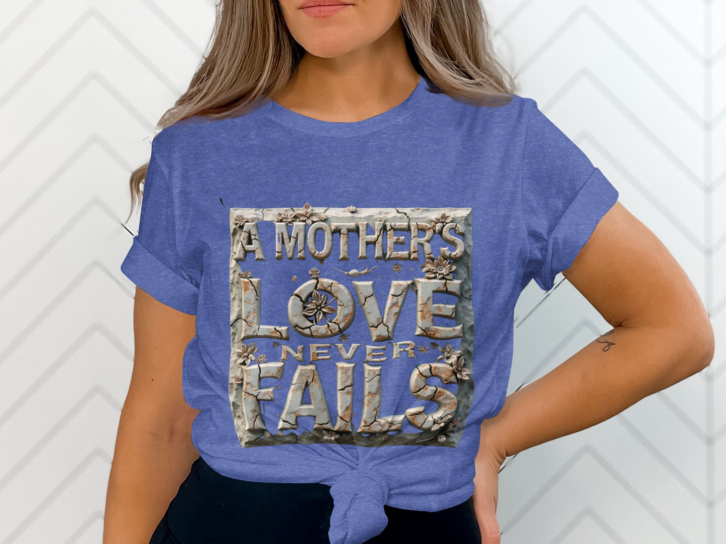 A Mother's Love Never Fails Inspirational Shirt product type