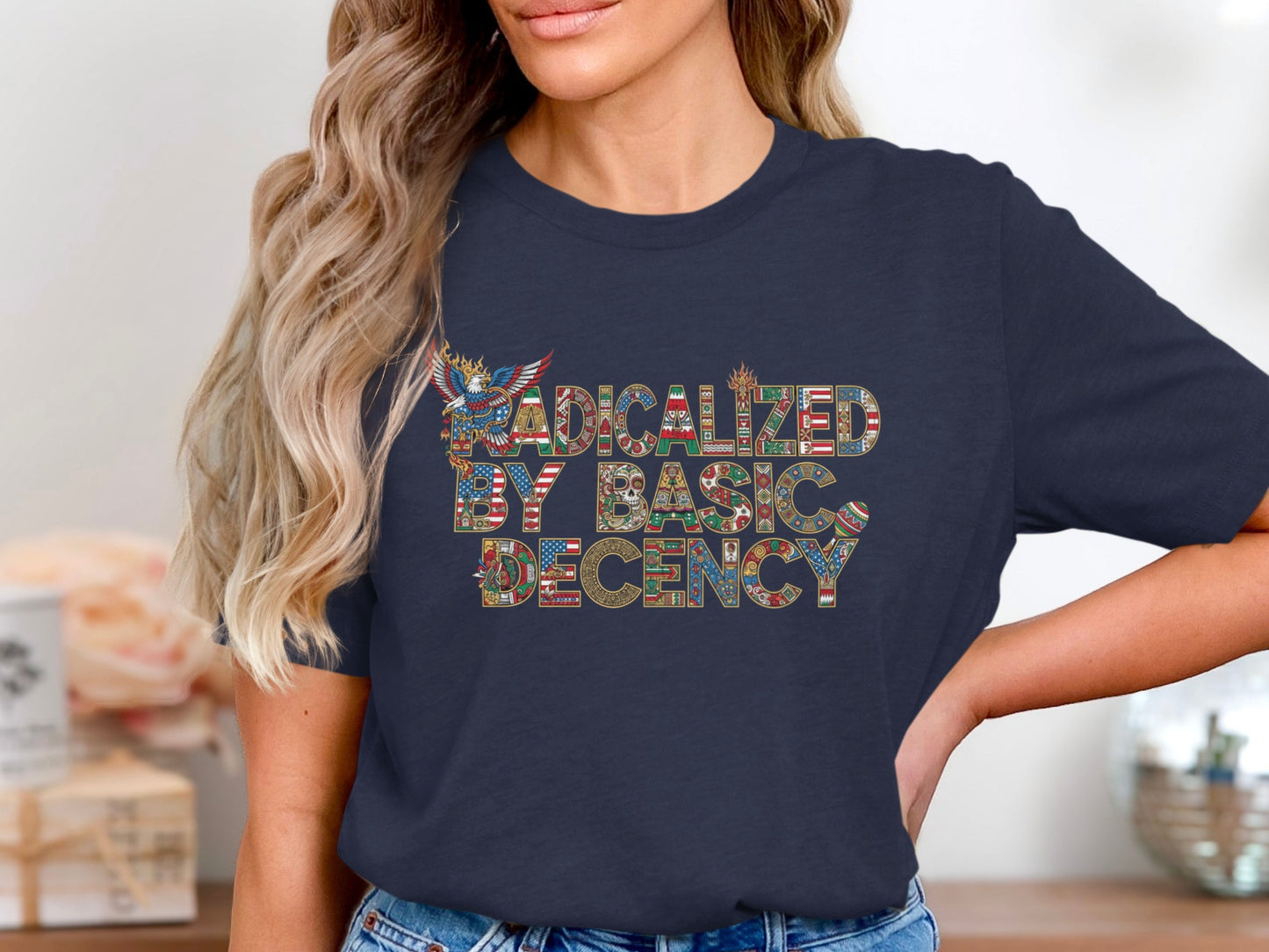 Radicalized By Basic Decency Graphic T-shirt