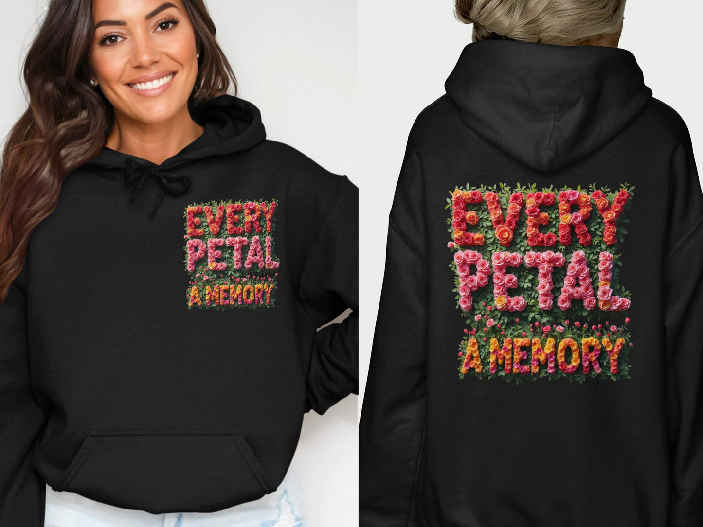 Every Petal A Memory Black Hoodie product