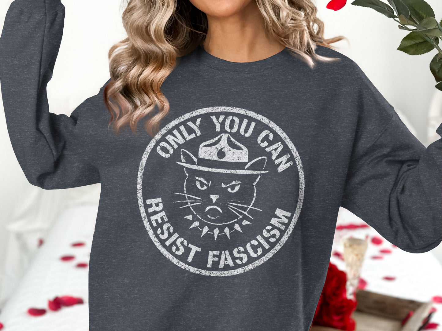 Only You Can Resist Fascism Long-Sleeve Shirt product type