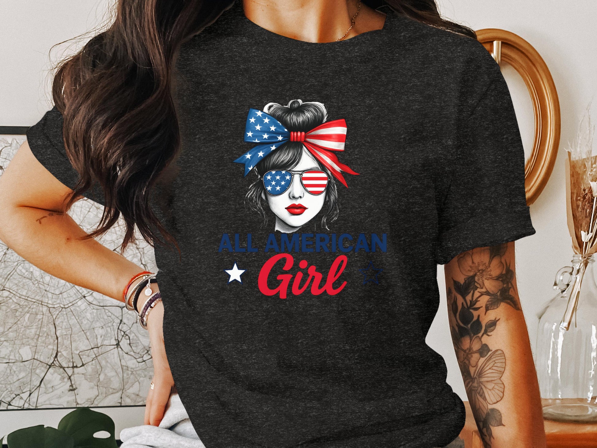 All American Girl Graphic T-Shirt product type