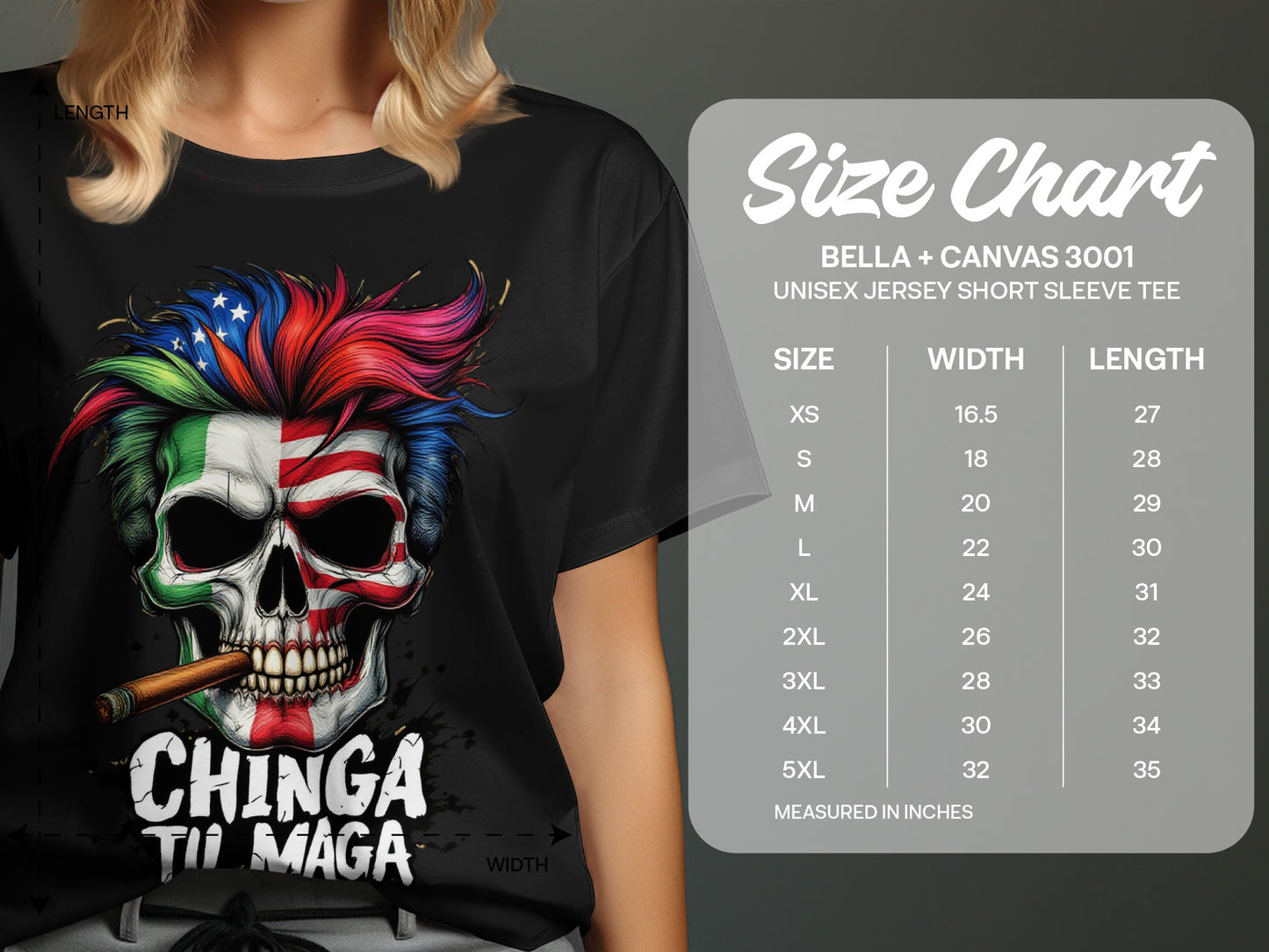 Vibrant Skull with Colorful Hair Design T-shirt product
