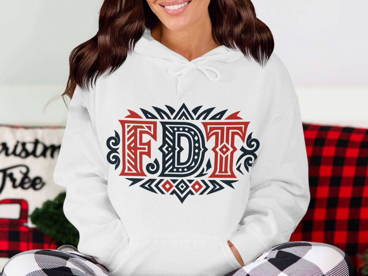 Vibrant FDT Design Unisex Hoodie perfect gift product type