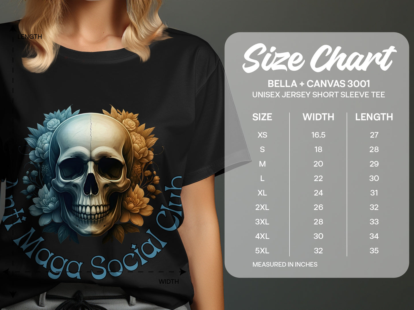 Anti Maga Social Club Skull Unisex Tee Shirt product type