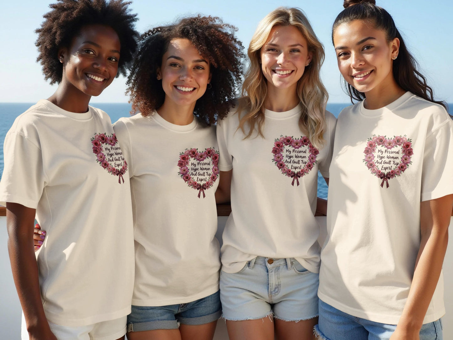 Heartfelt Friendship Themed Graphic Tee Shirt product