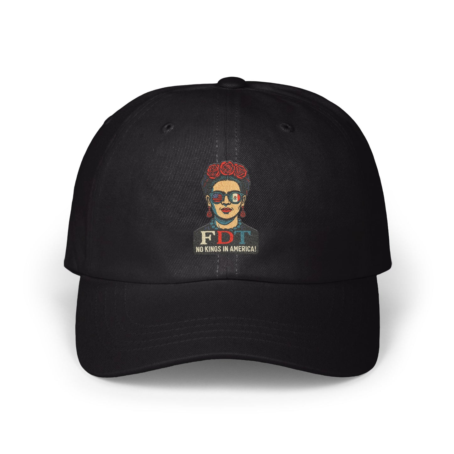 FDT No Kings in America Embroidered Baseball Cap product