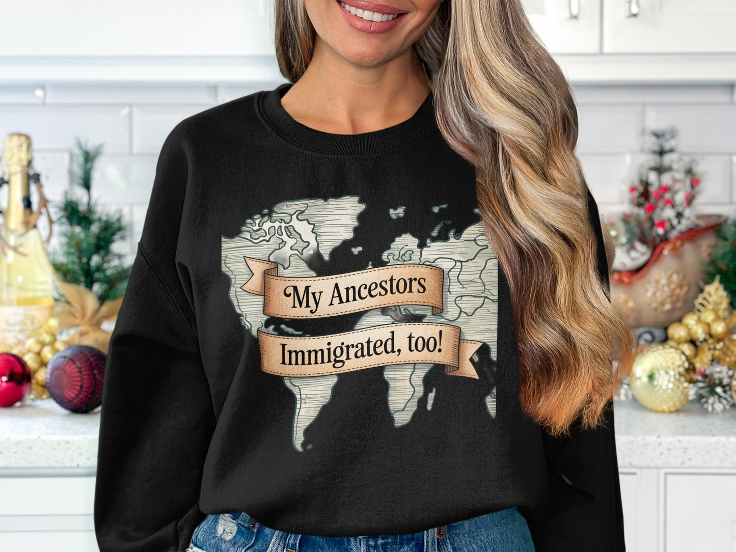My Ancestors Immigrated Too Sweatshirt product