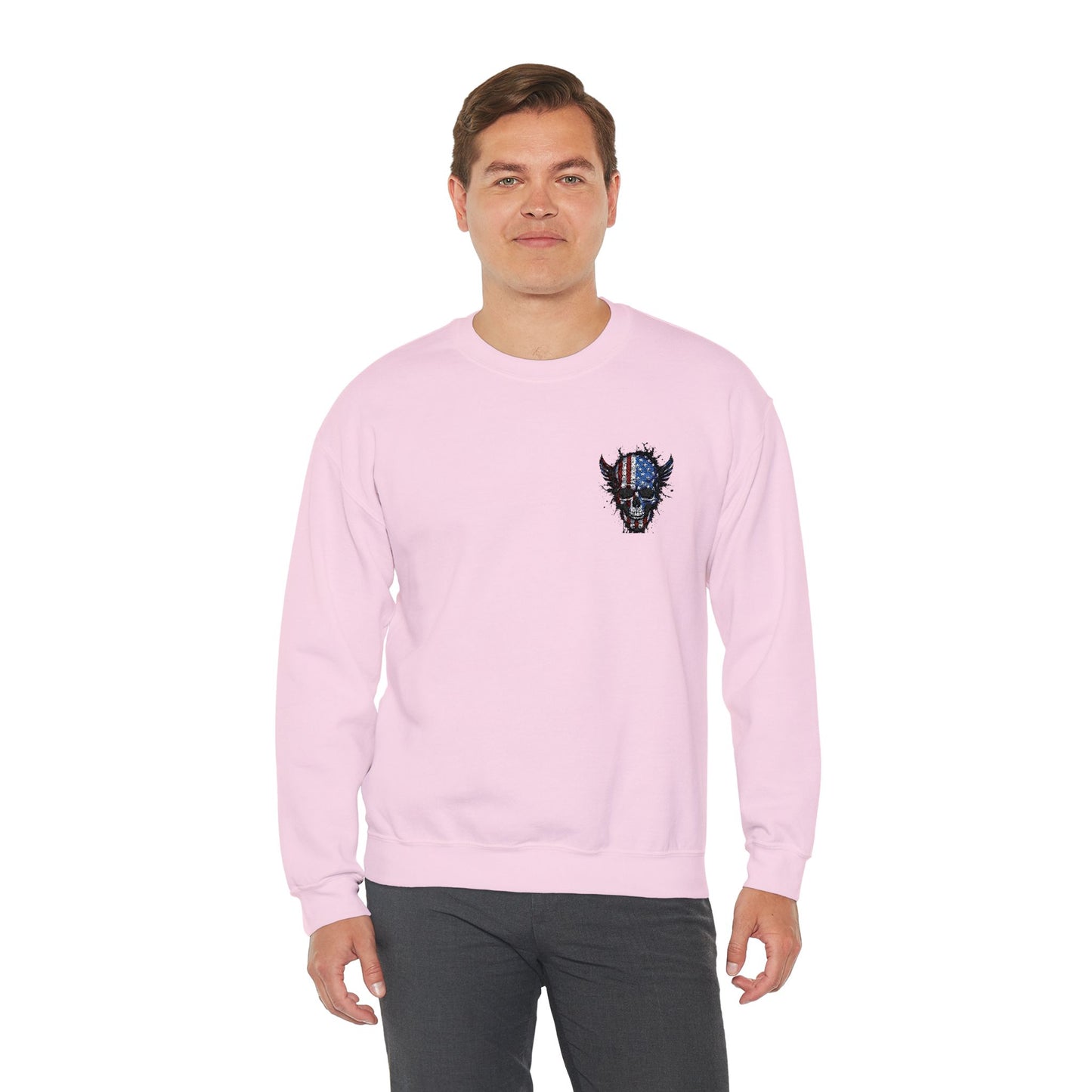 Artistic Graphic Crewneck Sweatshirt - Bold Design for Creative Souls