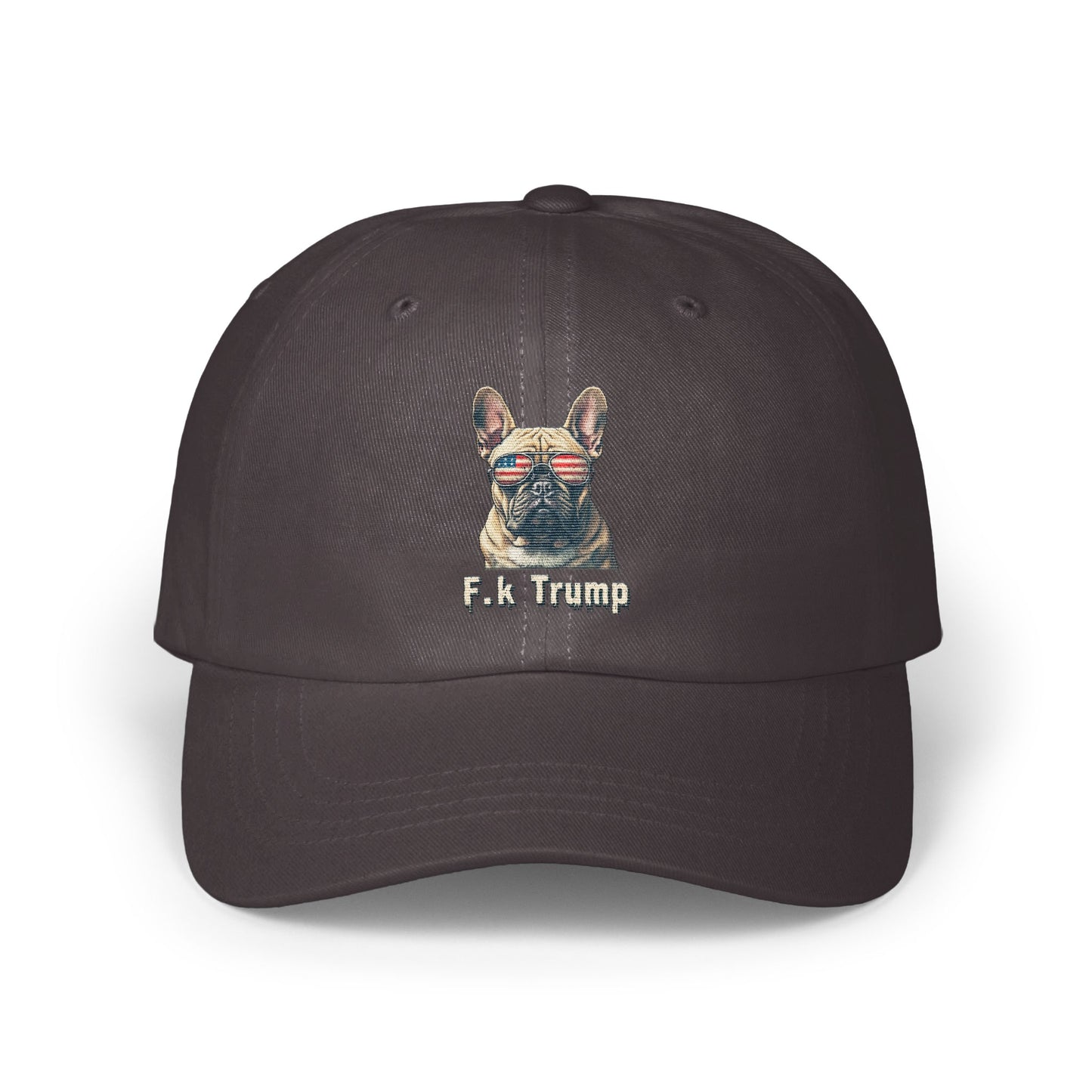 F.k Trump French Bulldog Embroidered Cap product
