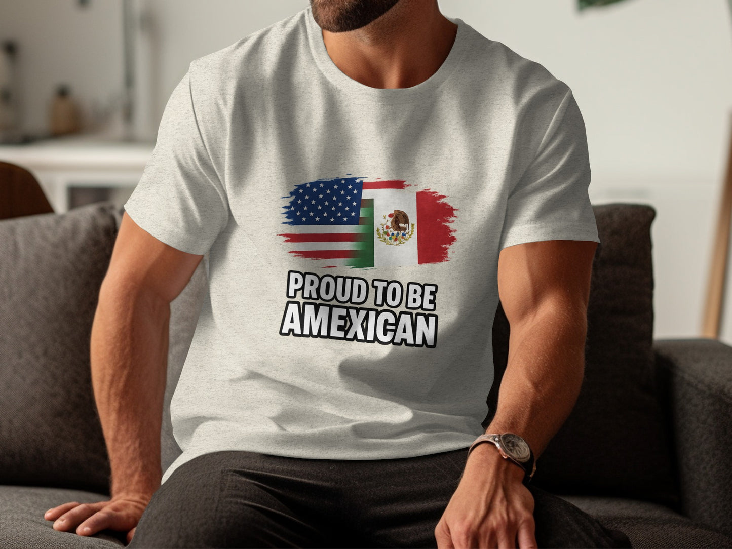 Proud To Be Amexican Flag Design T-shirt product