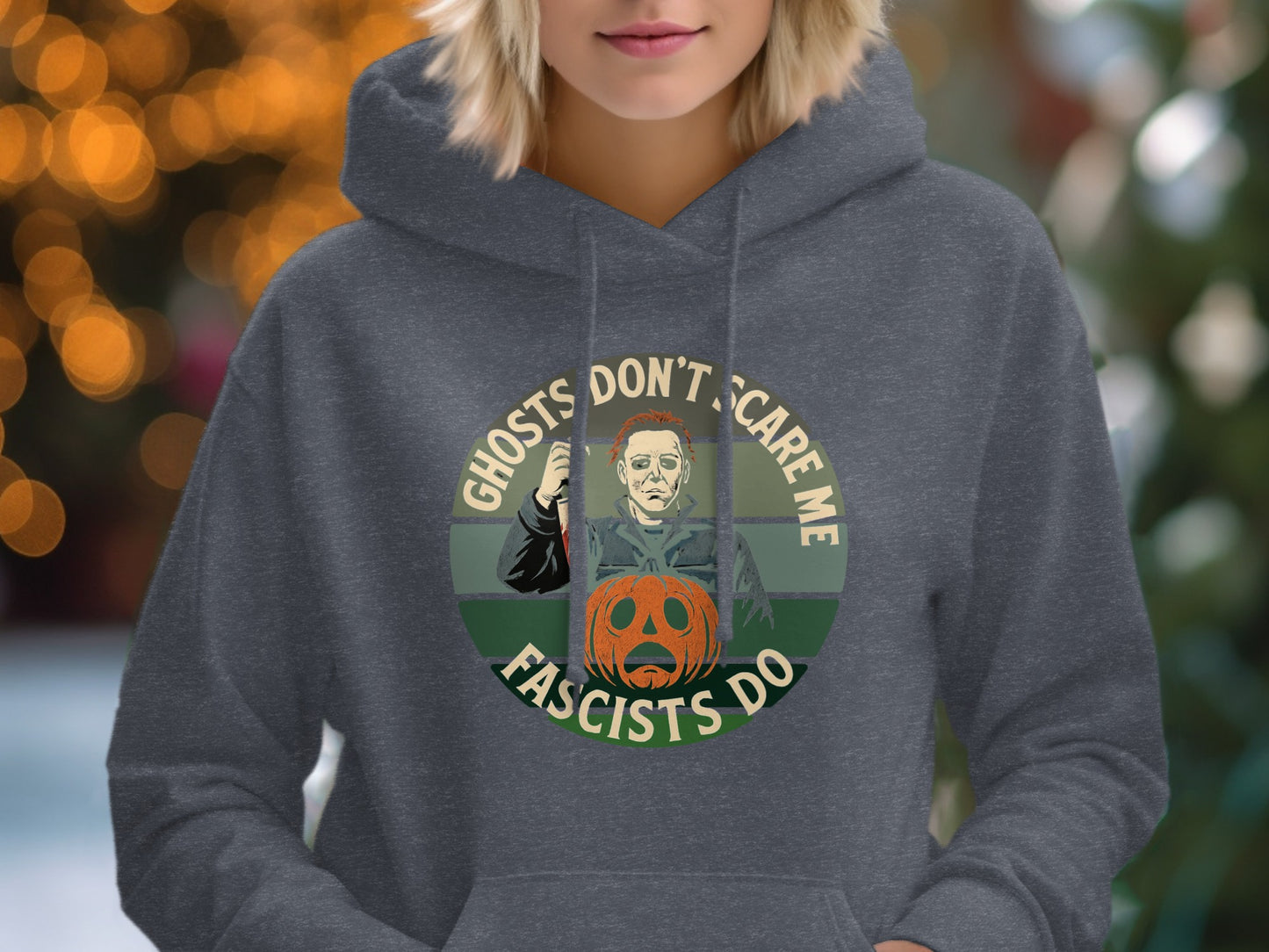Ghosts Don't Scare Me Fascists Do Hoodie product
